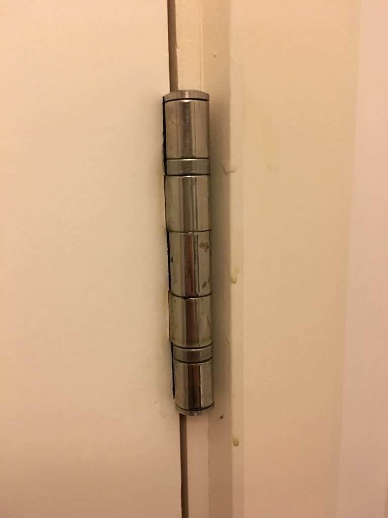 How to Remove a Door Hinge Pin With Non-Removable Pins